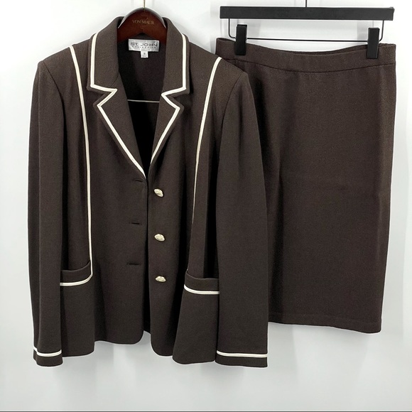 St. John Collection | Jacket and Pencil Skirt Set